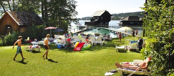 Sunny Holiday Apartment With Balcony on Klopeinersee With Private Beach