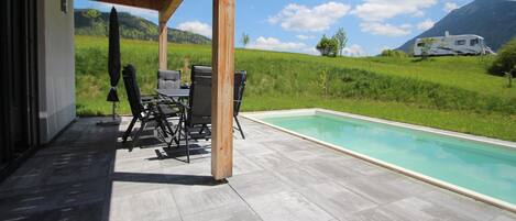 Chalet | Alberca | Alberca techada y alberca al aire libre