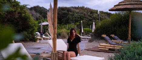 Bungalow | Blick von der Unterkunft