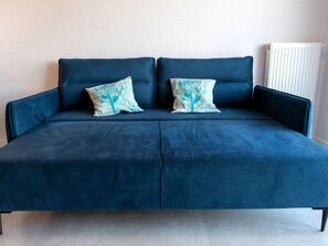 Living area - Comfortable Apartment, 2 Bedrooms, Terrace, Rewal (Rewal)