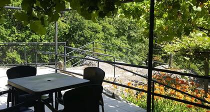 Stone House by Caima River With Pool