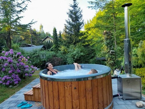 Holiday Home With Whirlpool at the Lake in Zakowo