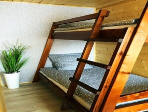 House | 2 bedrooms, individually furnished, bed sheets