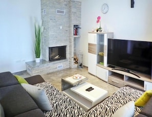 House | Living room - Holiday Home Sole in Maslenica With Pool (Jasenice)