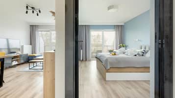 Apartment | 1 Schlafzimmer, individuell eingerichtet, Bügeleisen/Bügelbrett