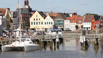 Vue depuis lâhĂ©bergement