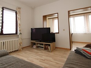 Living area - Ferienwohnung in der Nahe vom Hexentanzplatz (Thale)