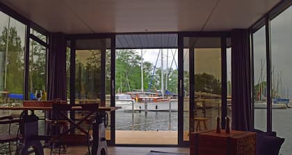 Houseboat in Flensburg With Harbor Views