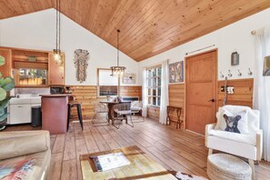 Cabin, 1 Queen Bed, Hot Tub, Mountain View (2480) | Living area - THE Nest ON Towne Trail #2480 (Big Bear Lake)