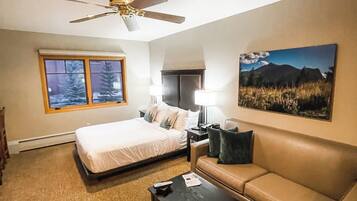 TV, fireplace, DVD player, video library