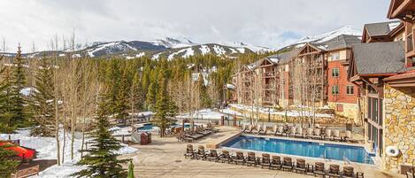 Indoor pool, a heated pool