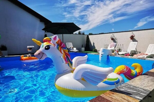 House | Pool | Outdoor pool - Cottage, 2 Bedrooms, Swimming Pool, Grzybowo (Kolobrzeg)