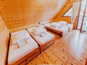 1 habitación y ropa de cama 