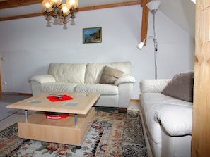 Apartment | Living area - Ferienwohnung im Gutshaus Schulenbrook (Metelsdorf)