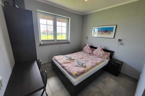 Apartamento | 5 quartos, individualmente mobiliados, roupa de cama