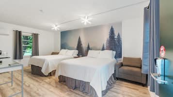 Deluxe Double Room, 2 Queen Beds | Free WiFi