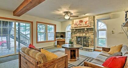 Remodeled ! Lakeside 9BR Pocono Area Villa and private beach volley ball court