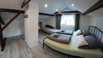 4 chambres, Wi-Fi gratuit, draps fournis