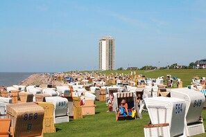 Apartment | View from property - A Holiday Home in Busum With a Barbecue (Büsum)
