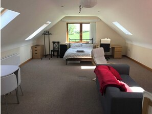1 bedroom, iron/ironing board, bed sheets