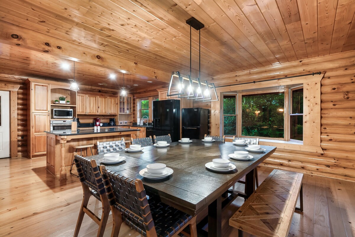 Photo 81 of Sky Walk Lodge! Sleeps 22, Mountain View, Full Game Room!