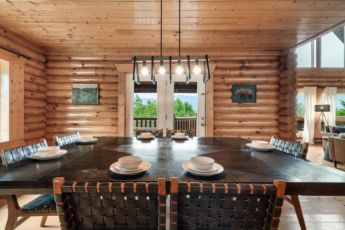 Photo 86 of Sky Walk Lodge! Sleeps 22, Mountain View, Full Game Room!