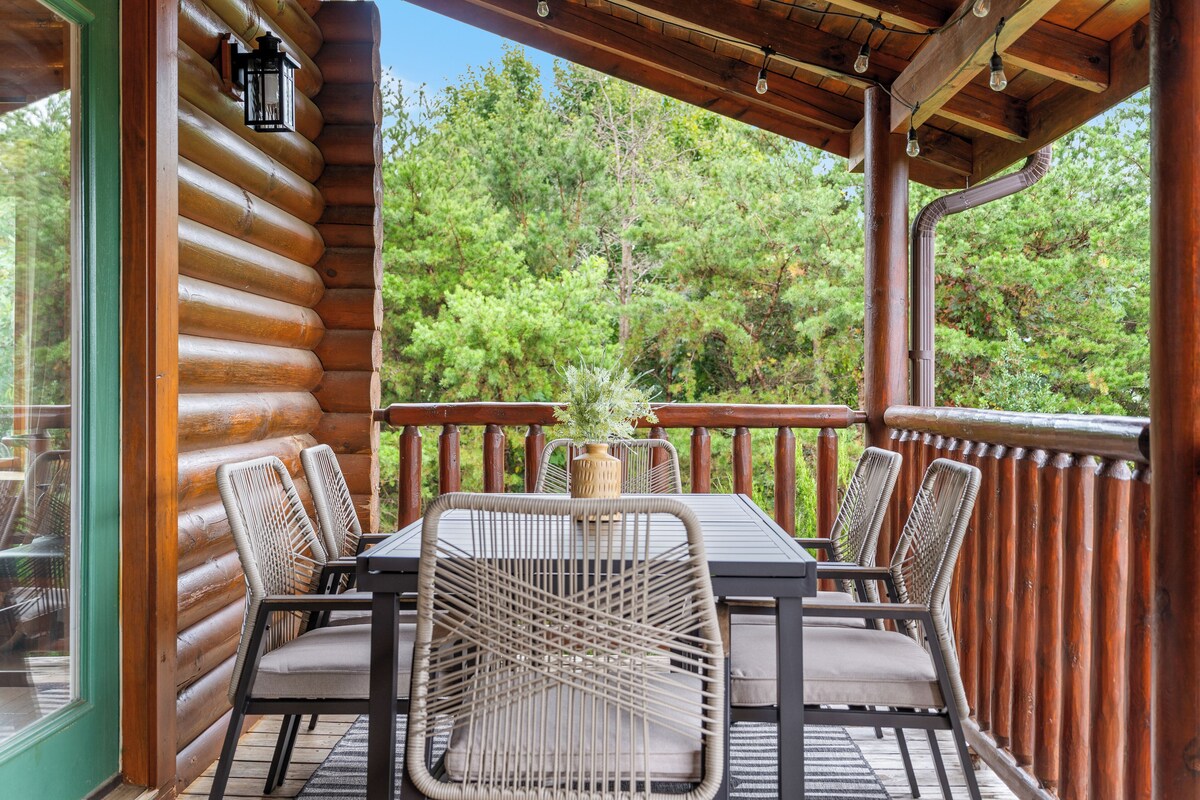 Photo 118 of Sky Walk Lodge! Sleeps 22, Mountain View, Full Game Room!