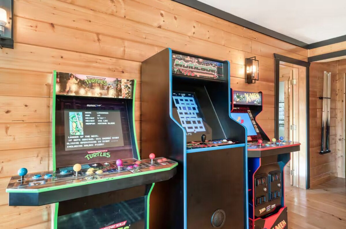Photo 68 of Sky Walk Lodge! Sleeps 22, Mountain View, Full Game Room!