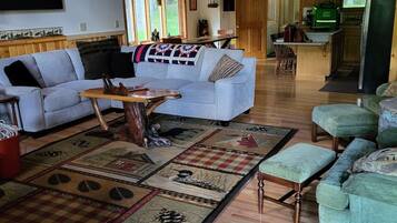 TV connectée, cheminée