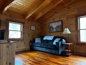 Televisión, chimenea