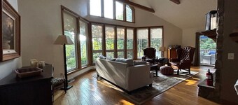 Country Roads: Relax by the Fire Pit & Enjoy Lake Views at Alpine Lake