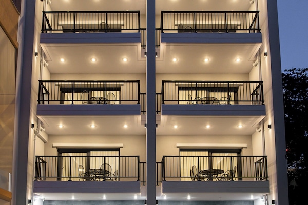 Fassade der Unterkunft