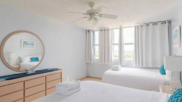 2 habitaciones, tabla de planchar con plancha, cuna de viaje y wifi