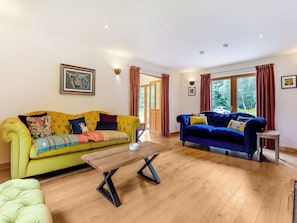 TV, fireplace - A magnificent property in a secluded position in Evanton. (Evanton, near Dingwall)