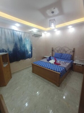 1 室のベッドルーム、アイロン / アイロン台、WiFi、ベッドシーツ