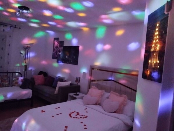 1 間睡房、床單