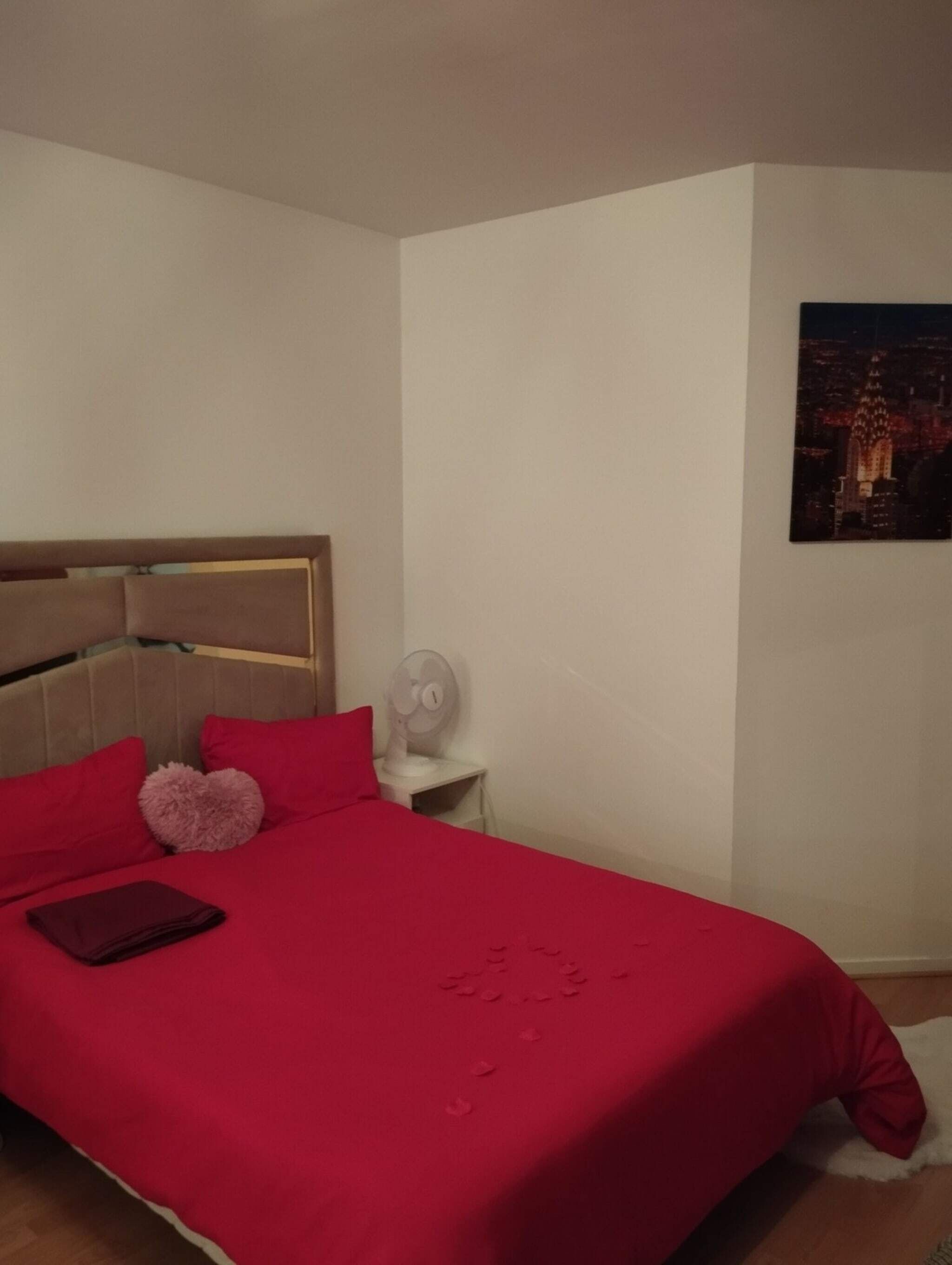 1 soverom og sengetøy