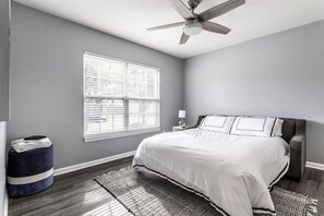 4 bedrooms, travel cot, free WiFi, bed sheets