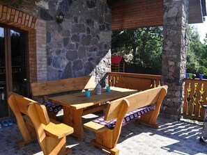 Ferienhaus | Balkon