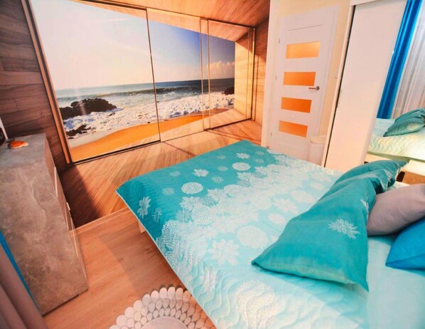 1 bedroom, individually furnished, bed sheets - Apartment With Sauna in Kolobrzeg (Kołobrzeg)