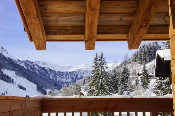Chalet | Blick von der Unterkunft