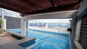 Rooftop pool
