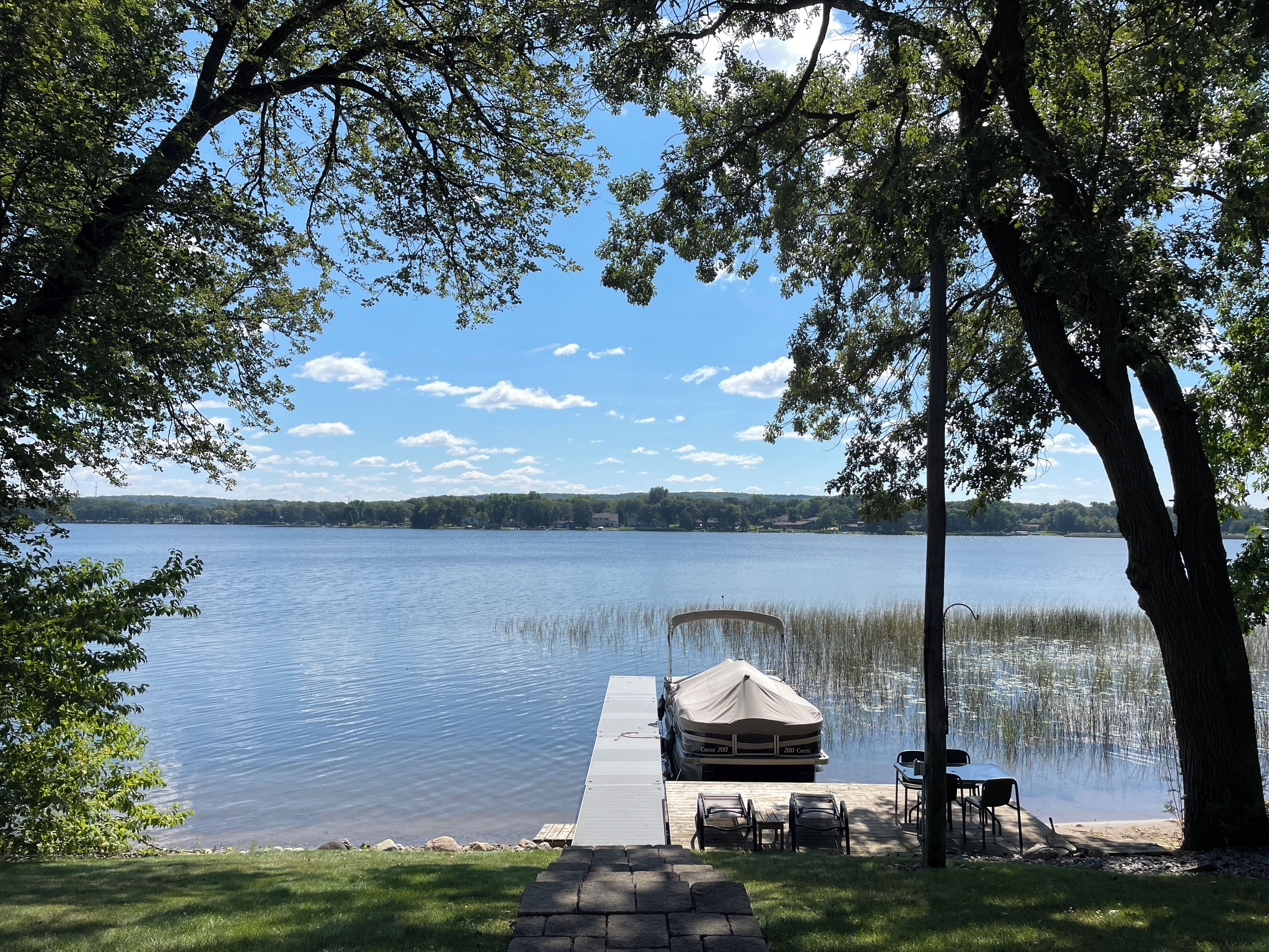 Enjoy the views, swimming, or the sandy beach. 