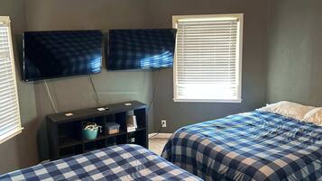 4 bedrooms, iron/ironing board, travel crib, WiFi