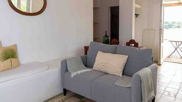 Smart-tv en een open haard