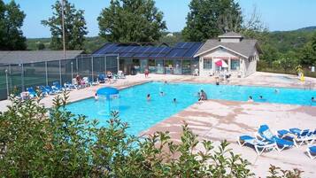 Indoor pool, a heated pool