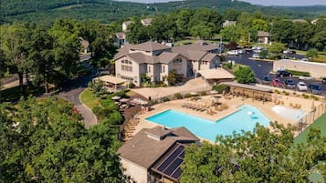 Indoor pool, a heated pool