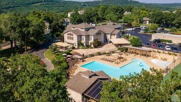 Indoor pool, a heated pool