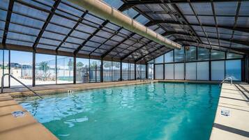 Indoor pool, a heated pool