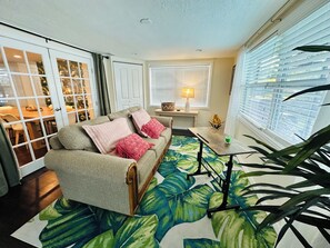 Smart-TV, DVD-Player, Bücher, Videothek